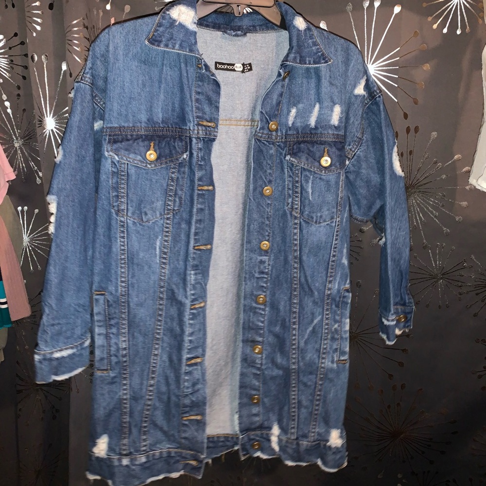jean ripped jacket